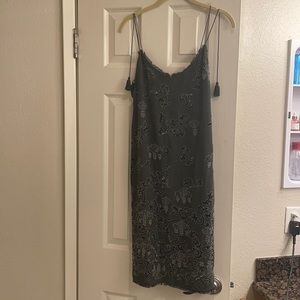 Beautiful slip style dress with hand beading.  Gorgeous and uniquel